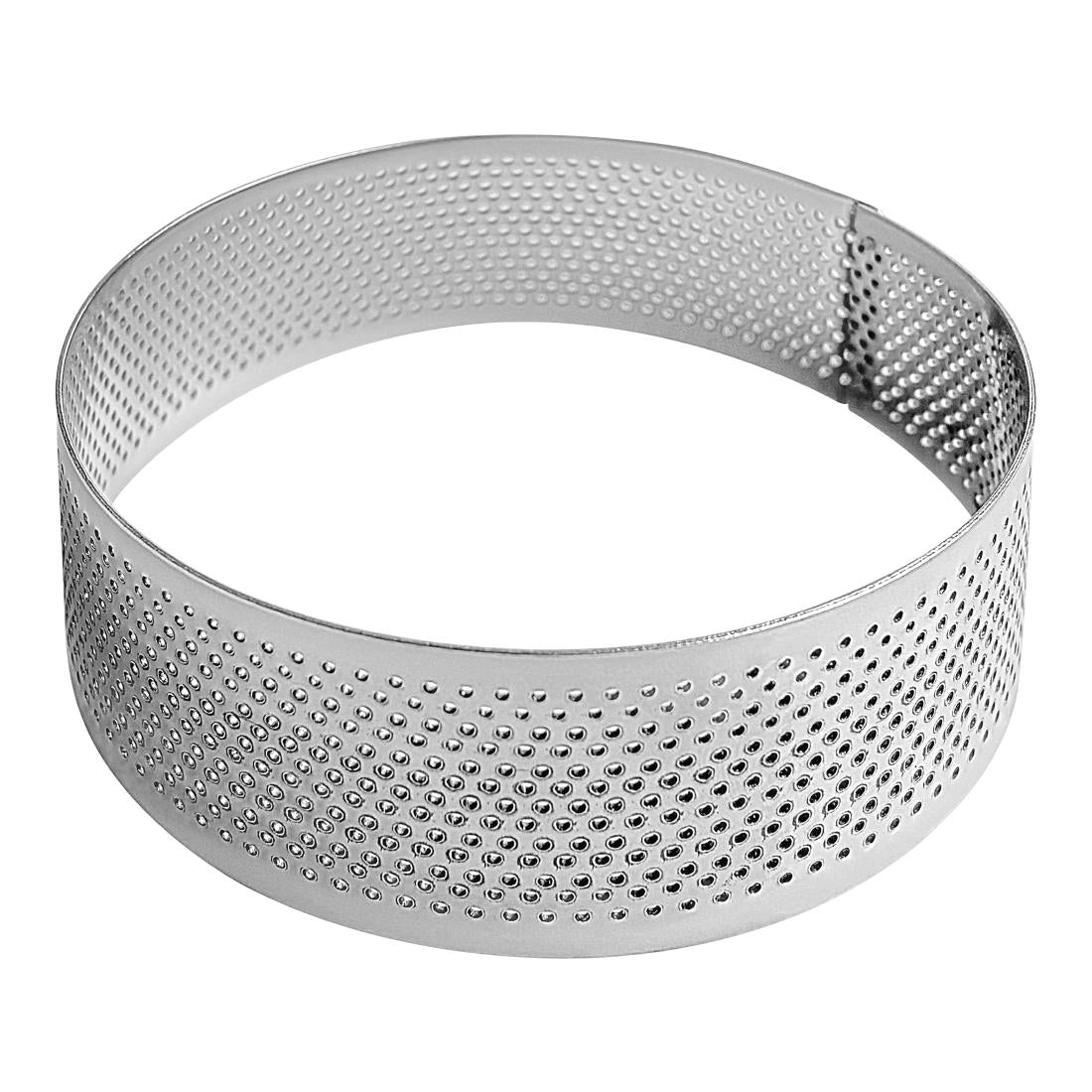 Vogue Round Perforated Cake Ring Round -100x35mm
