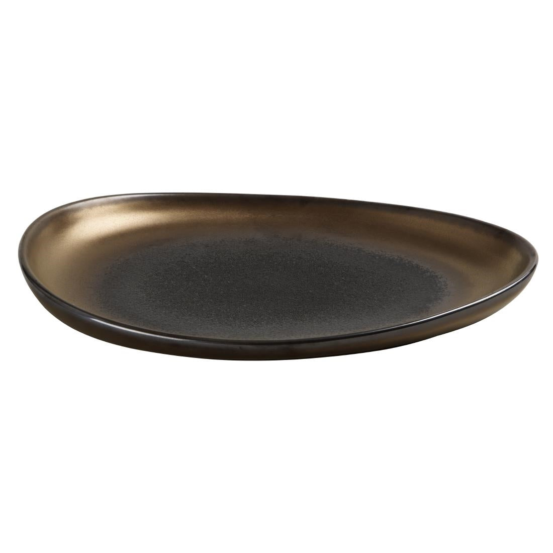 Olympia Ochre Teardrop Plates 257x180mm (6 Pack)