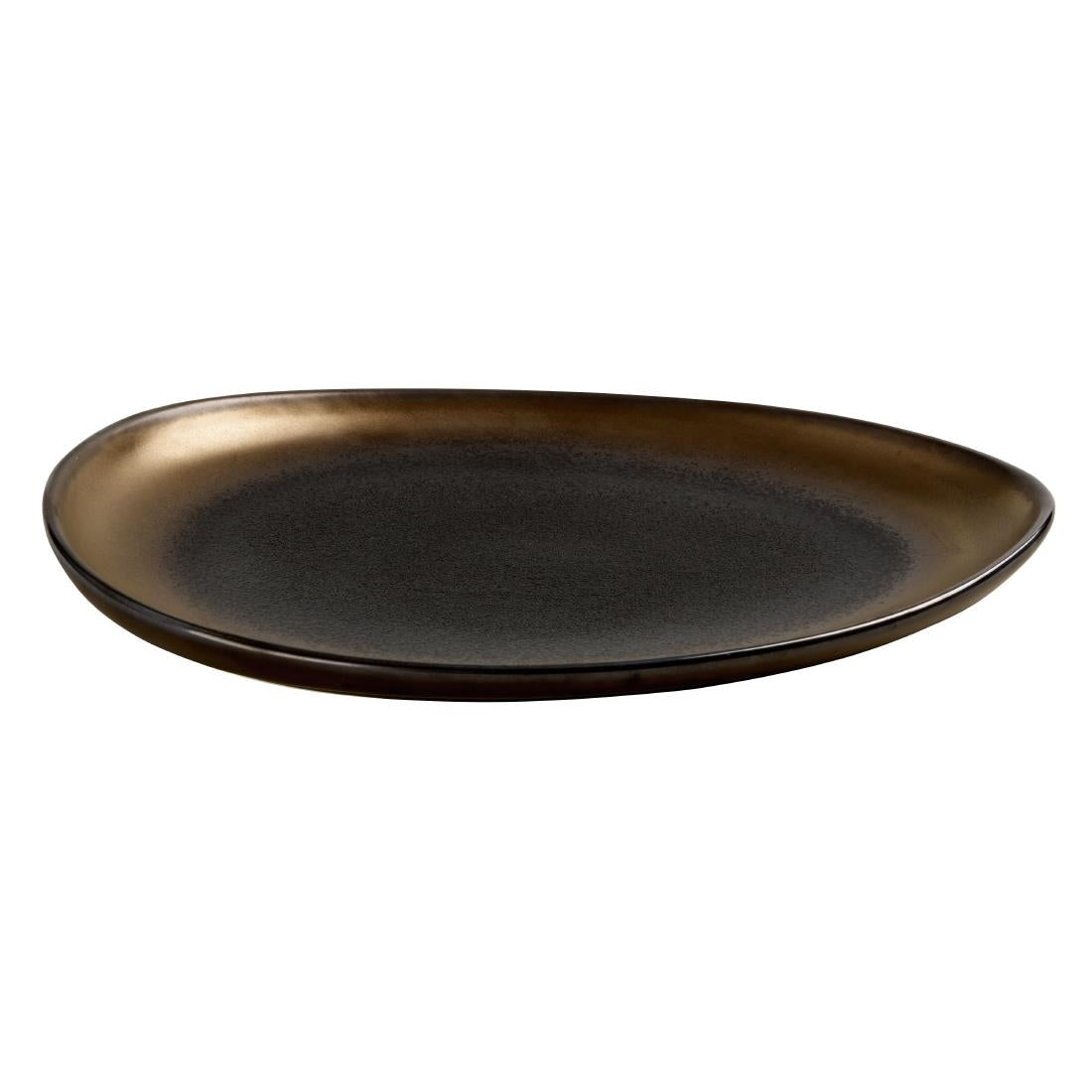 Olympia Ochre Teardrop Plate - 310x210x33mm (4 Pack)