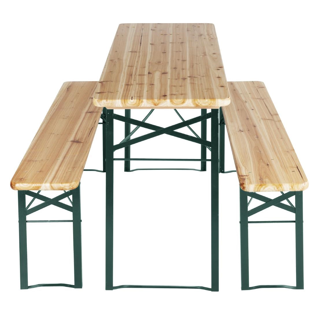 Bolero German Beer Bench and Table Set 1770x500mm