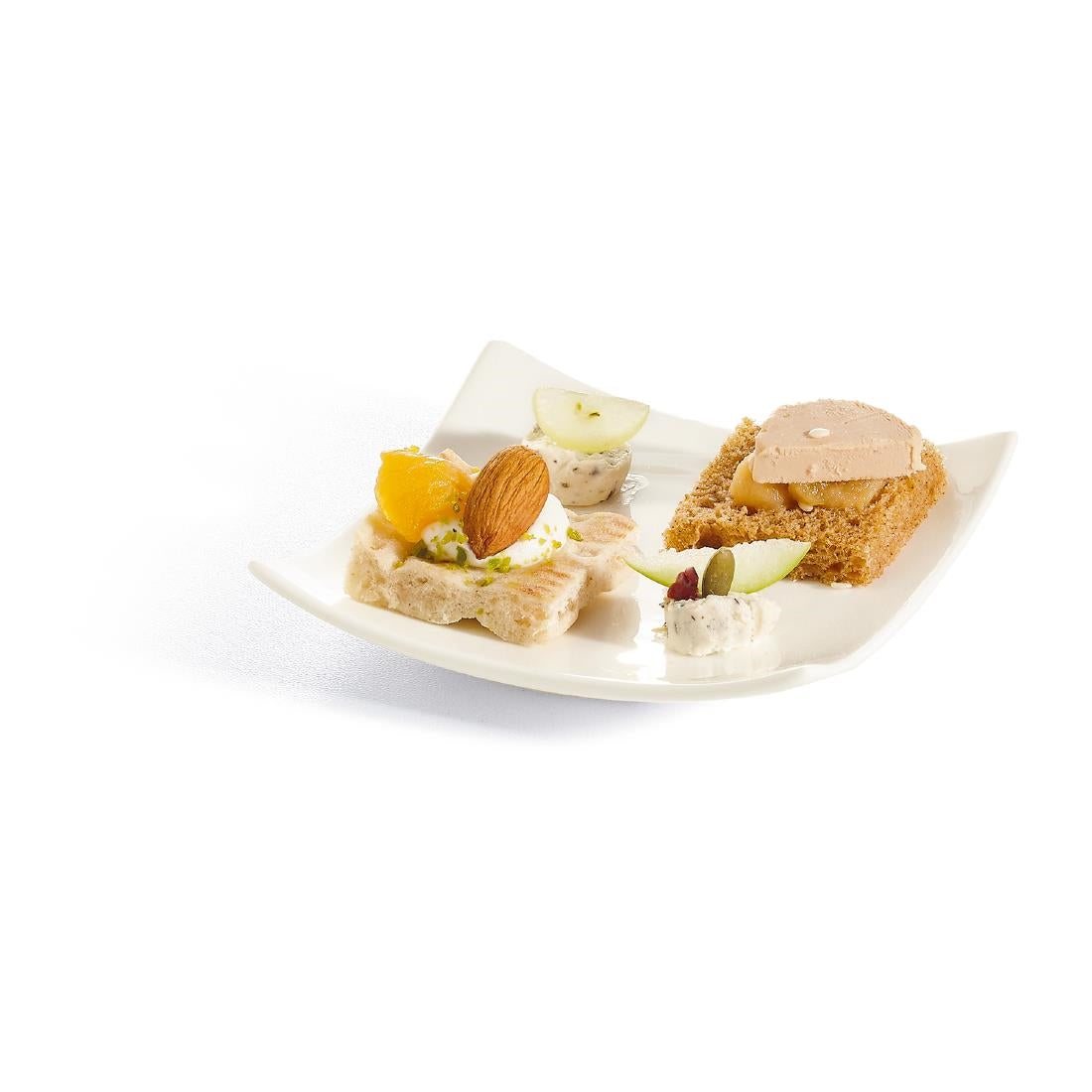 Arcoroc Appetizer Square Small Bowls White 95mm (24 Pack)