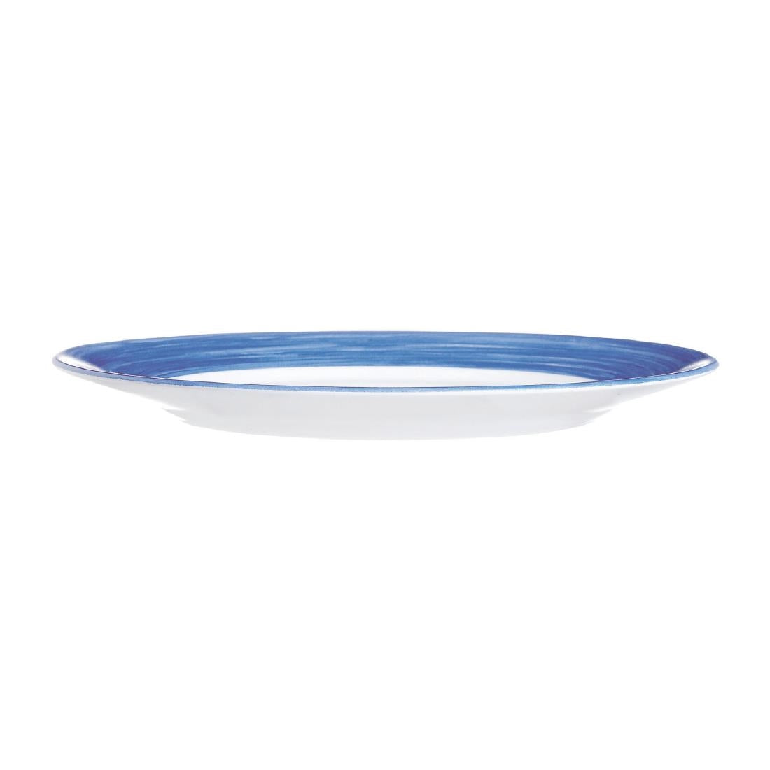 Arcoroc Brush Side Plates Blue 155mm (24 Pack)