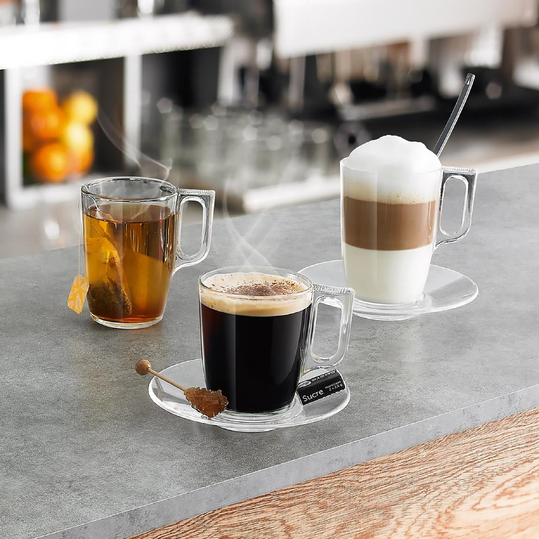 Luminarc Nuevo Voluto Espresso Cups 90ml (6 Pack)