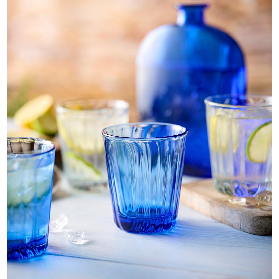 La Rochere Onde Tumblers Cobalt Blue 280ml (6 Pack)