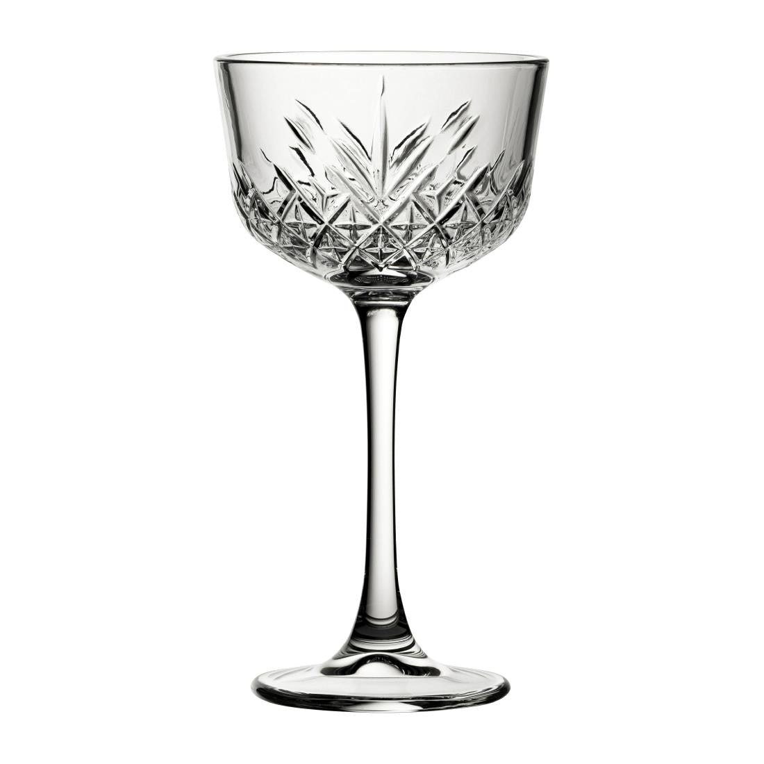 Pasabahce Timeless Vintage Nick & Nora Glasses 160ml (24 Pack)