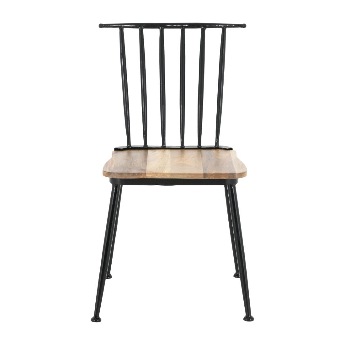 Bolero Alma Slatted Back Chairs (2 Pack)