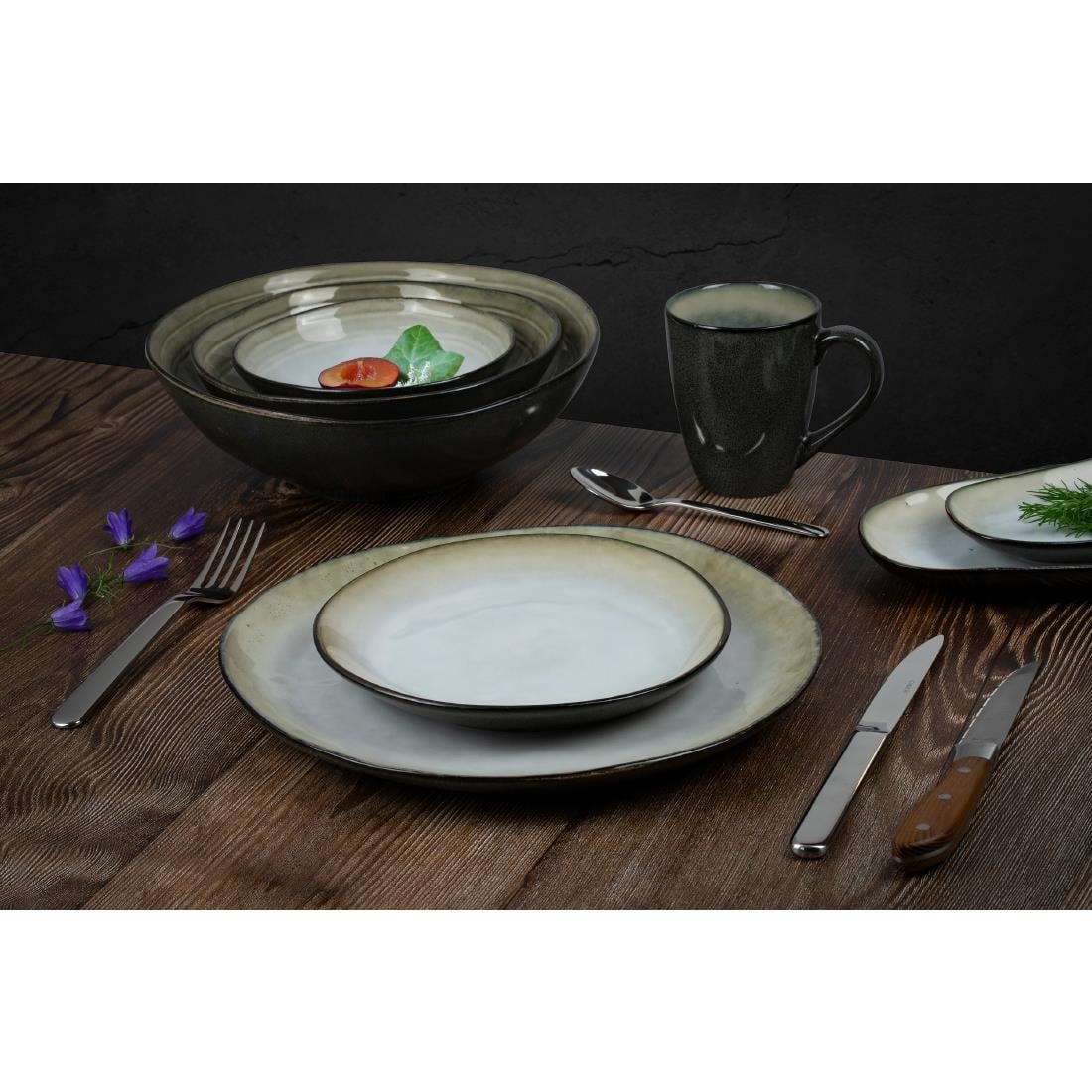 Amefa Médard De Noblat Shadow Pearl Plates 280mm (6 Pack)