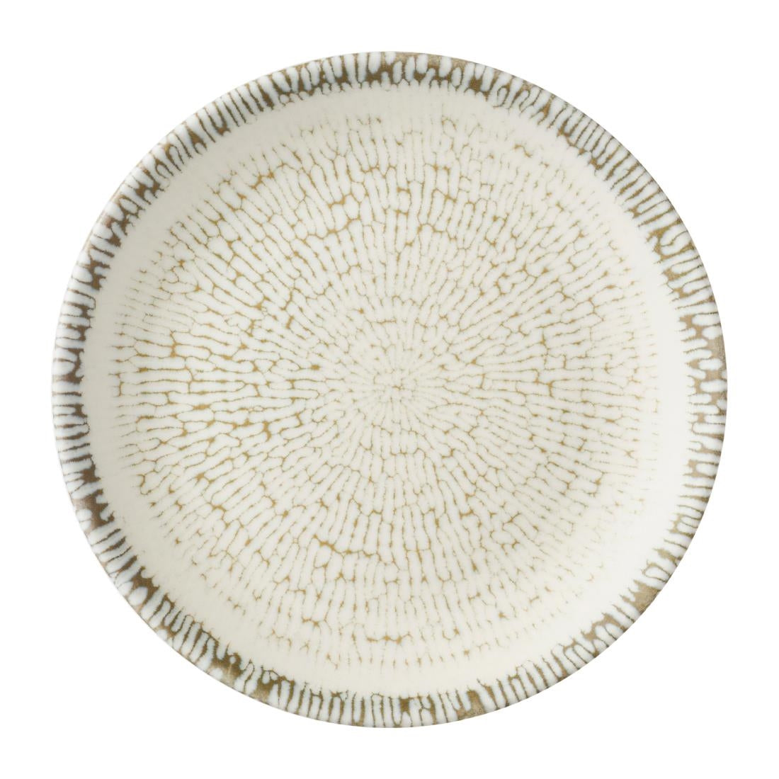 Churchill Cascade Coupe Plates Taupe 165mm (12 Pack)