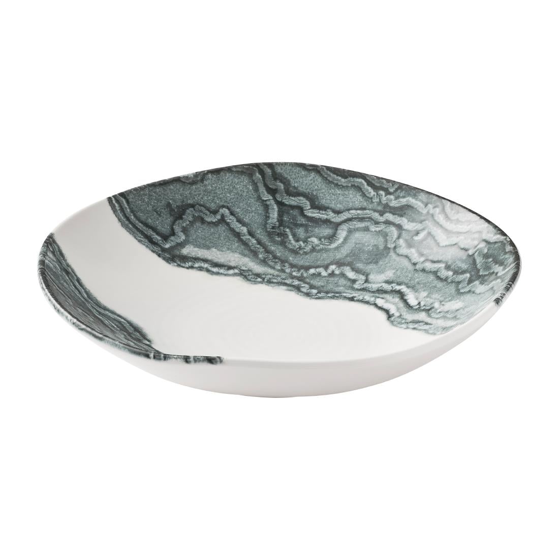 Churchill Organic Coupe Bowls Black 220mm (6 Pack)