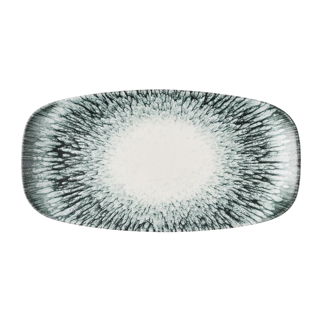 Churchill Inked Lumé Oblong Platters Black 298x153mm (12 Pack)
