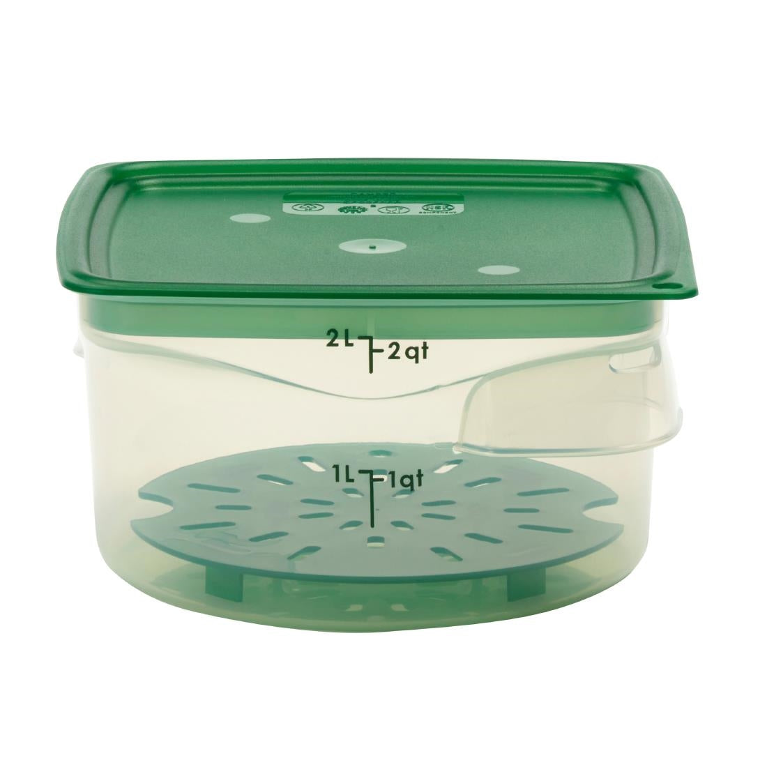Cambro FreshPro CamRounds Drain Shelf Green