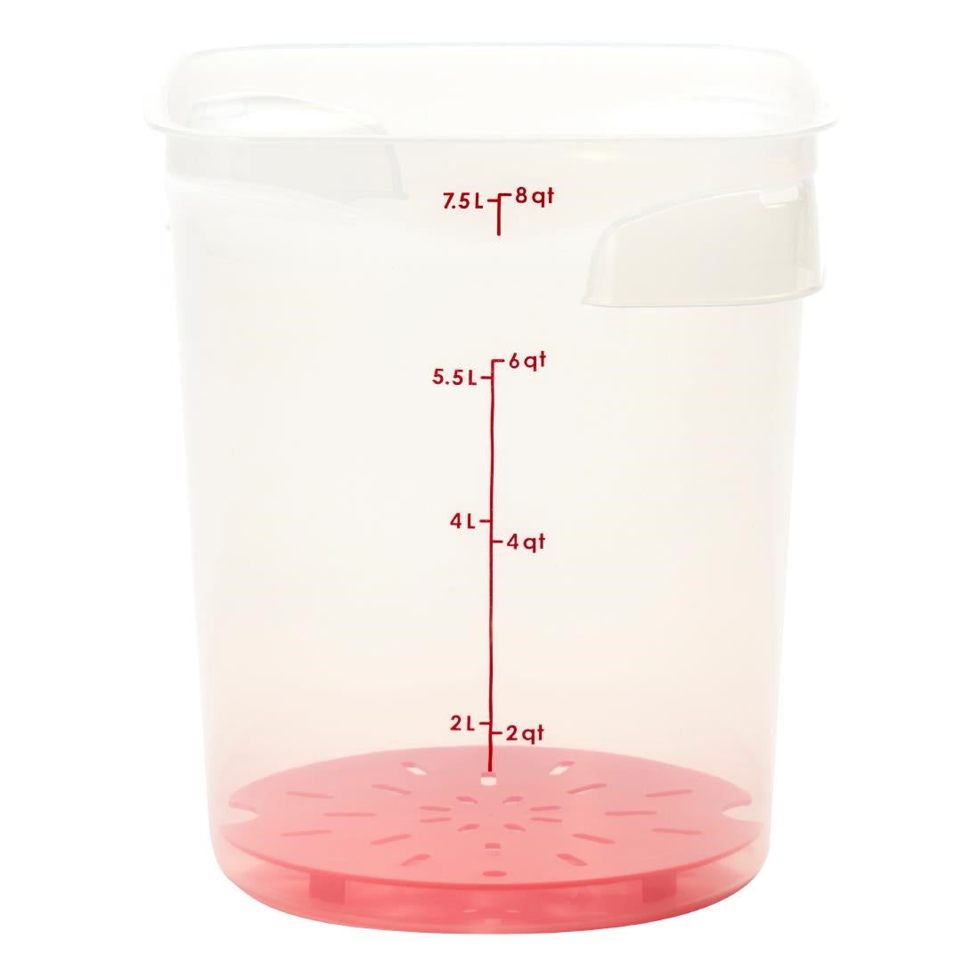 Cambro FreshPro CamRounds Drain Shelf Red