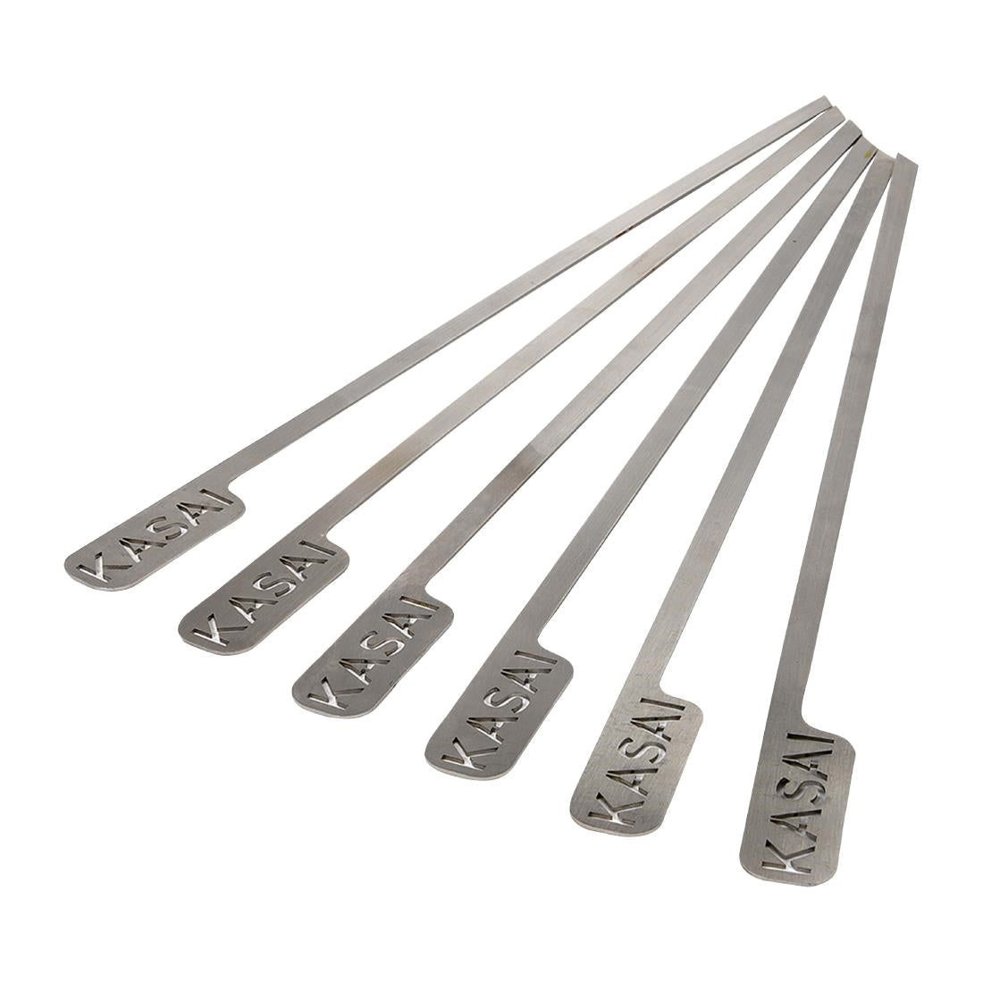 Kasai Konro Stainless Steel Skewers (6 Pack)