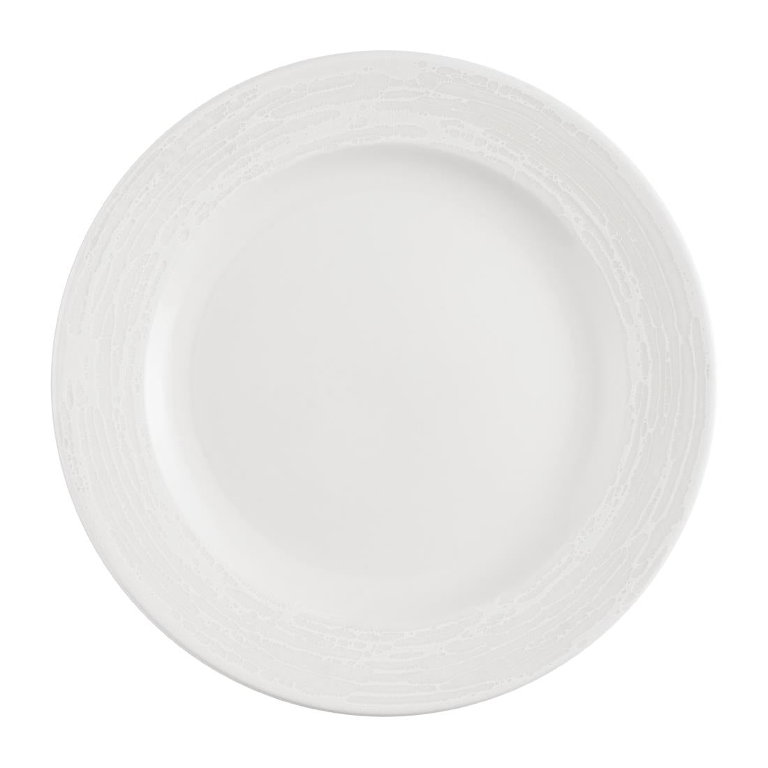 Churchill Inked Elements Profile Rimmed Plates Ice 261mm (12 Pack)