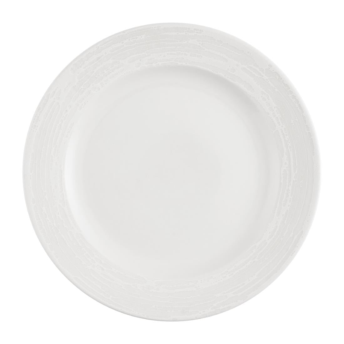 Churchill Inked Elements Profile Rimmed Plates Ice 210mm (12 Pack)