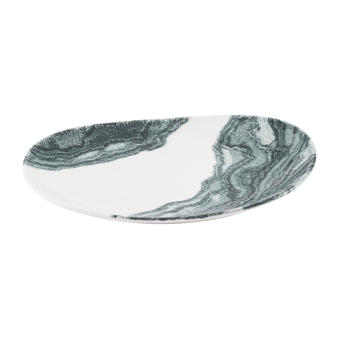 Churchill Inked Tide Opal Plates Black 260mm (12 Pack)