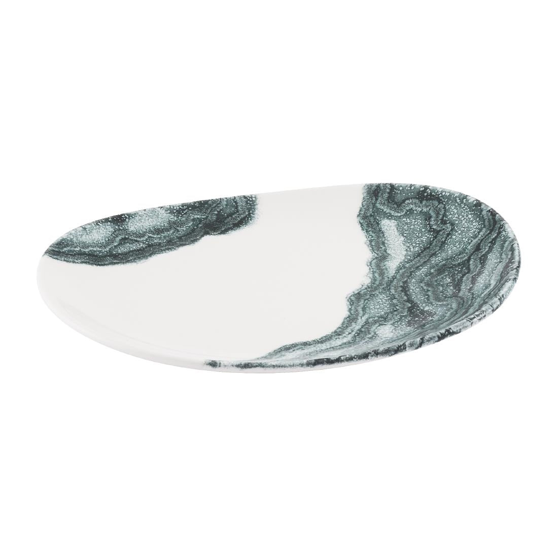 Churchill Inked Tide Opal Plates Black 185mm (12 Pack)