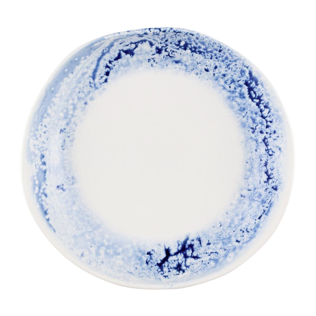Churchill Inked Fresco Natural Walled Bowls Blue 215mm (6 Pack)