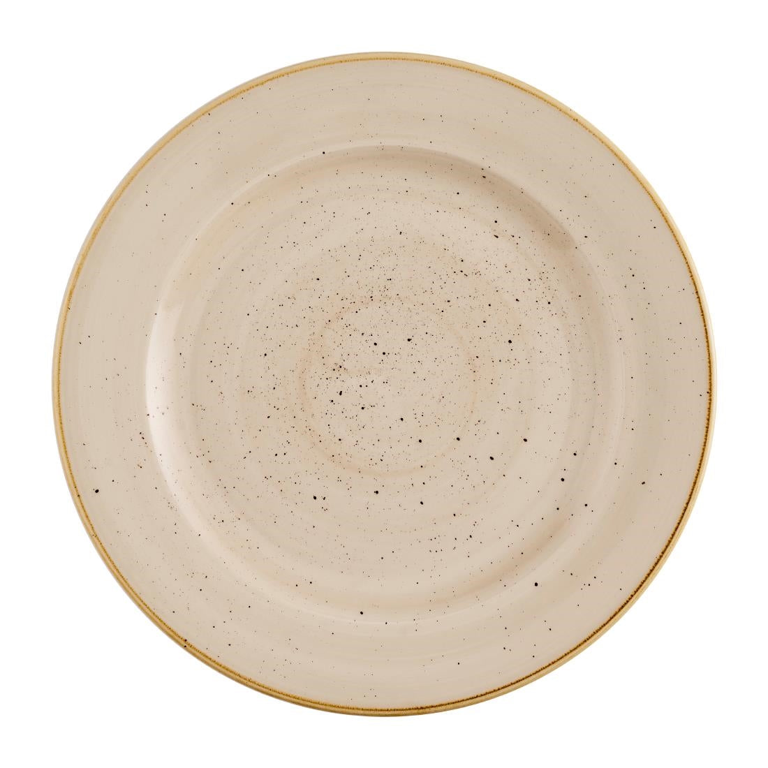 Churchill Stonecast Profile Rimmed Plates Nutmeg Cream 305mm (12 Pack)