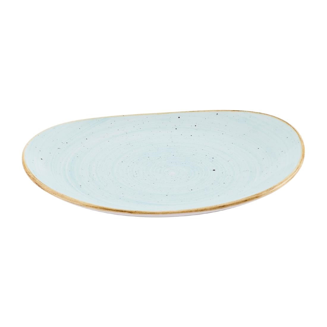 Churchill Stonecast Opal Plates Duck Egg Blue 185mm (12 Pack)