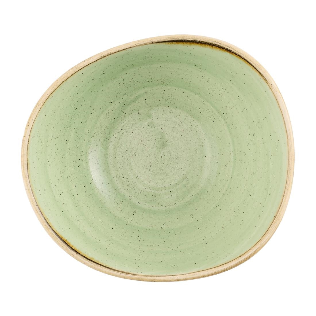 Churchill Stonecast Opal Bowls Sage Green 150mm (12 Pack)