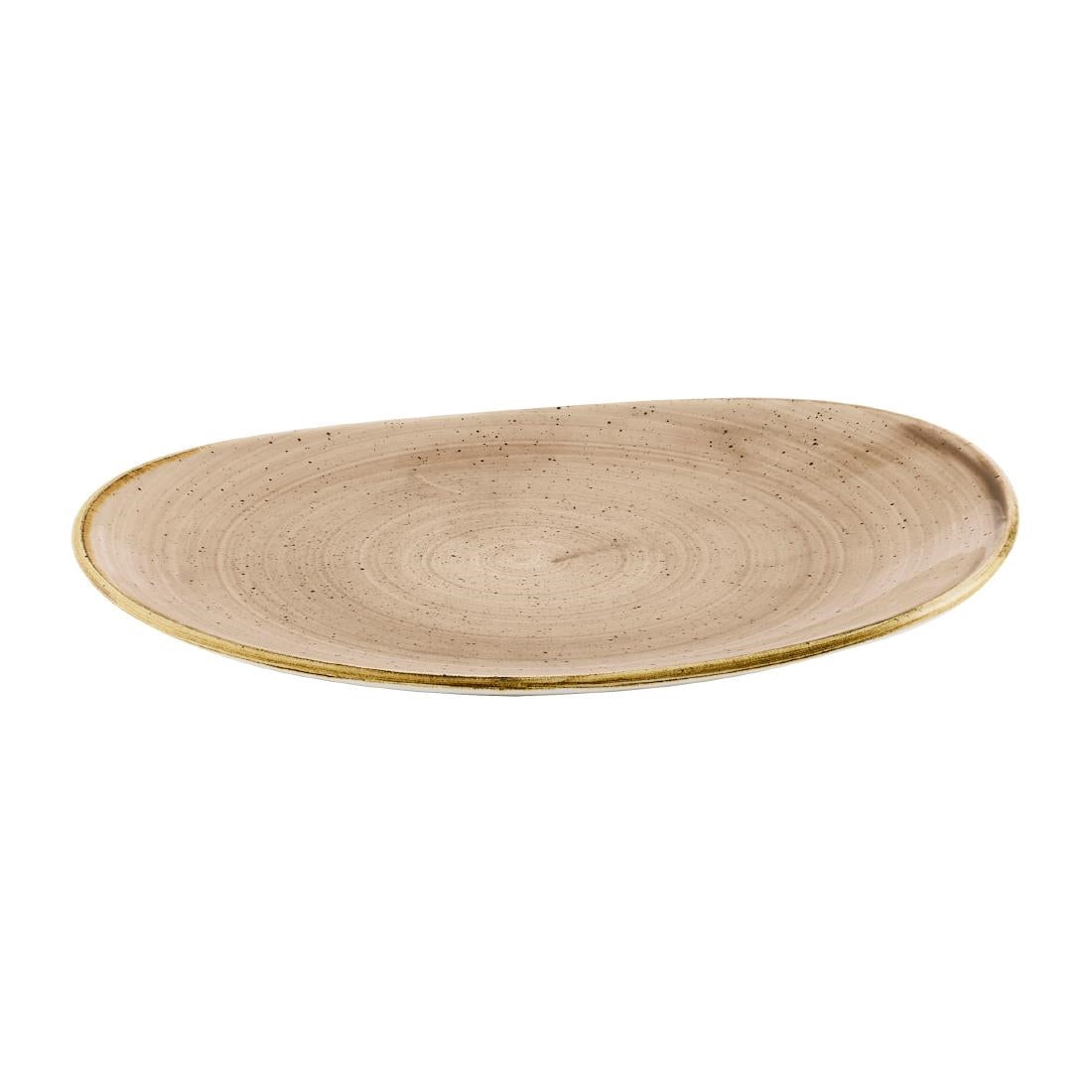 Churchill Stonecast Opal Platters Truffle 345x235mm (6 Pack)