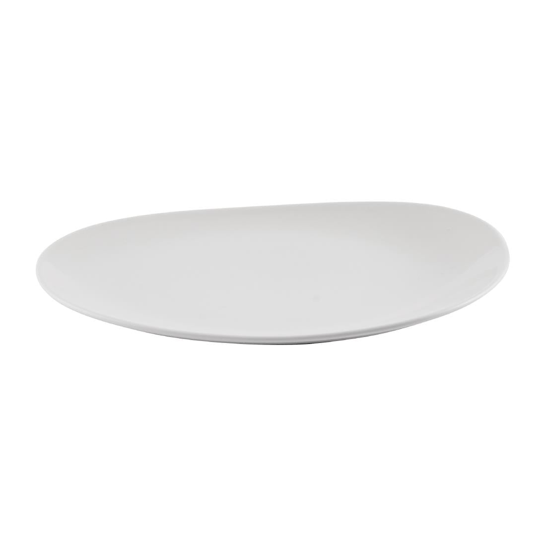 Churchill Opal Platters White 345x235mm (6 Pack)