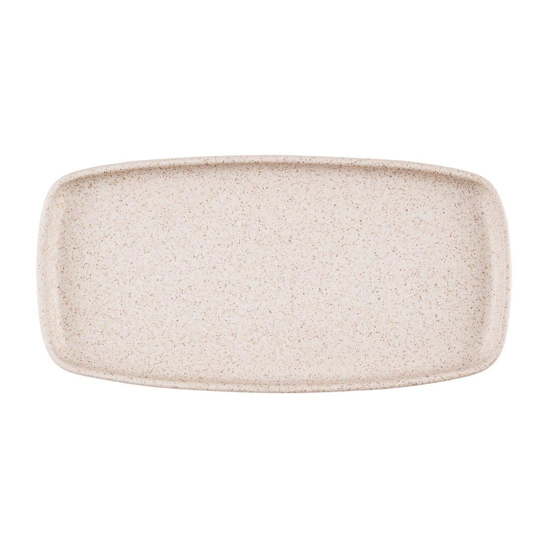 Churchill Emerge Oblong Trays Speckled White 300x147mm (6 Pack)