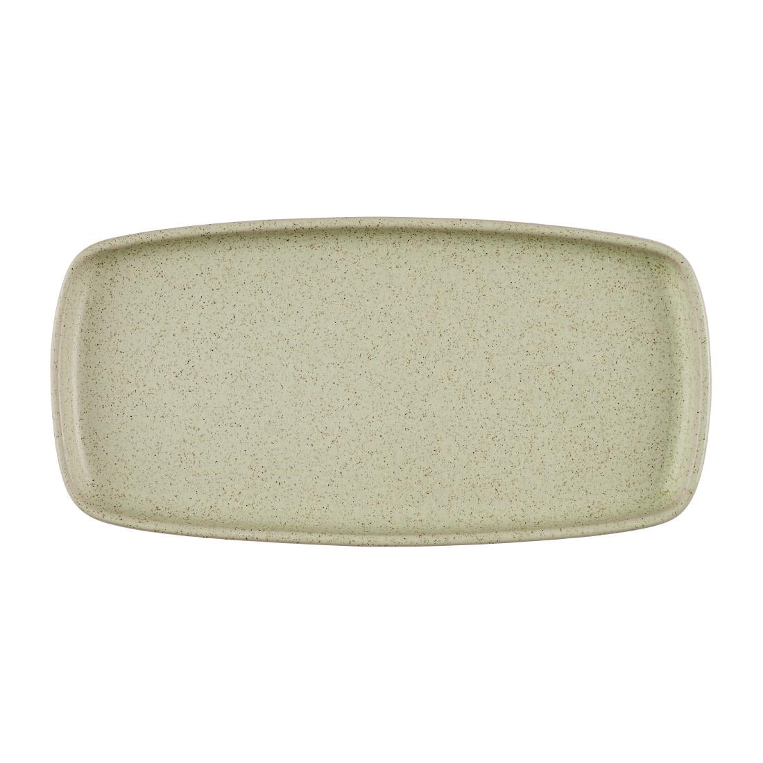 Churchill Emerge Oblong Trays Speckled Green 300x147mm (6 Pack)