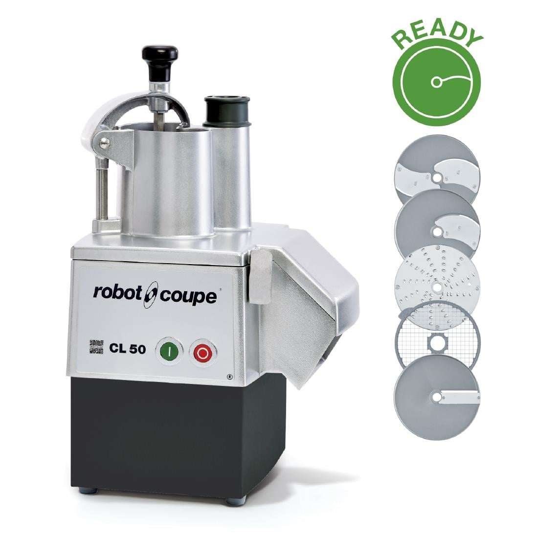 Robot Coupe Vegetable Preparation Machine CL50 1V with 5 Discs