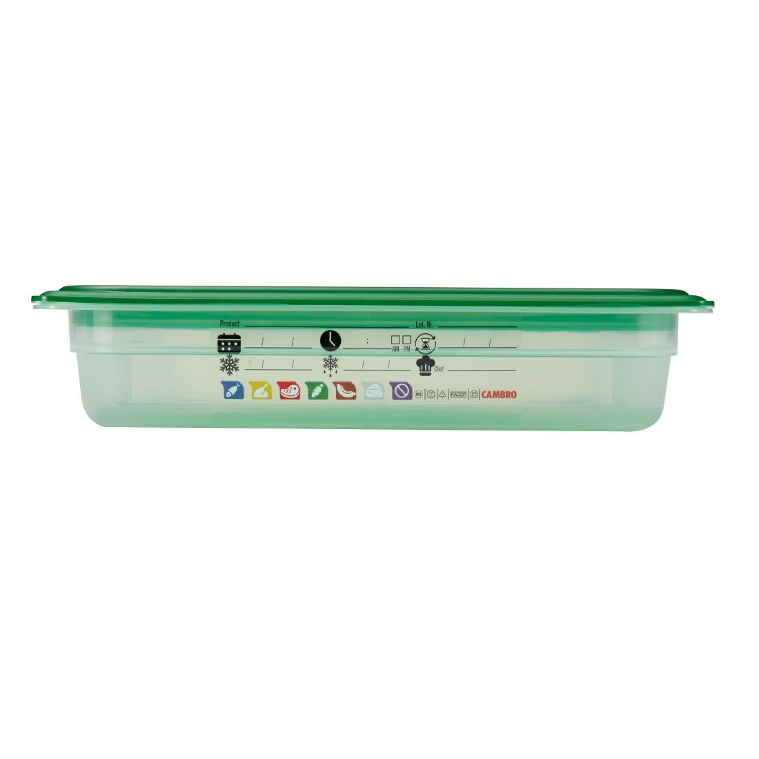 Cambro Safetrak IML Polypropylene Food Storage Container 1/1 GN 65mm