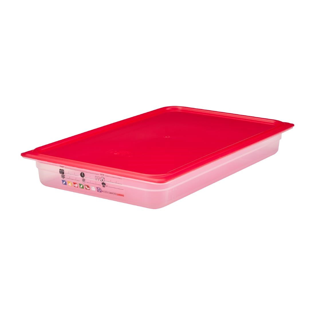 Cambro Safetrak IML Polypropylene Food Storage Container 1/1 GN 65mm