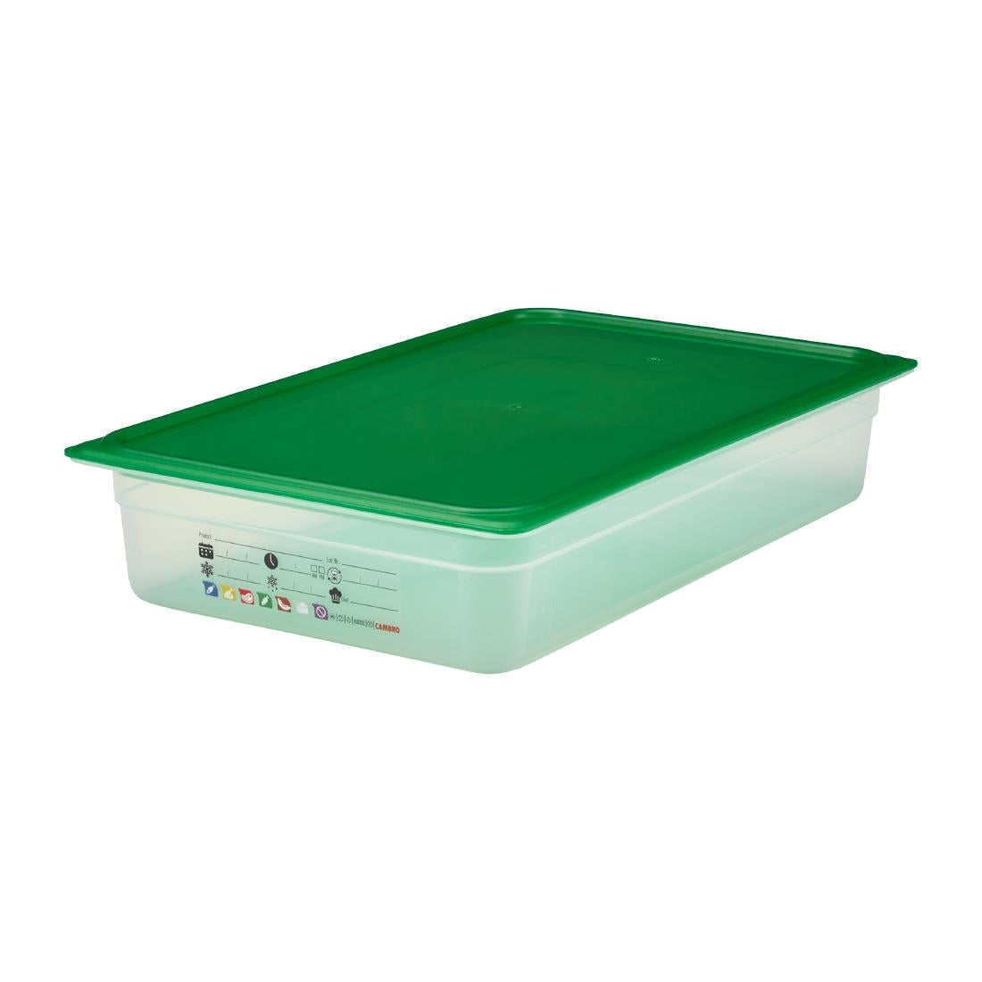 Cambro Safetrak IML Polypropylene Food Storage Container 1/1 GN 100mm