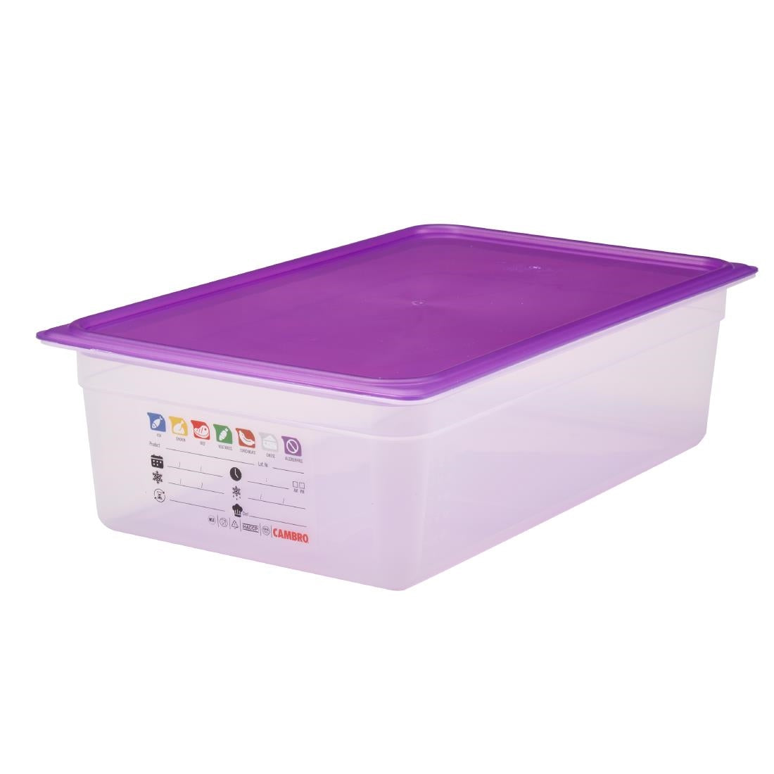 Cambro Safetrak IML Polypropylene Food Storage Container 1/1 GN 150mm