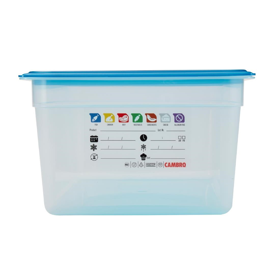Cambro Safetrak IML Polypropylene Food Storage Container 1/1 GN 200mm