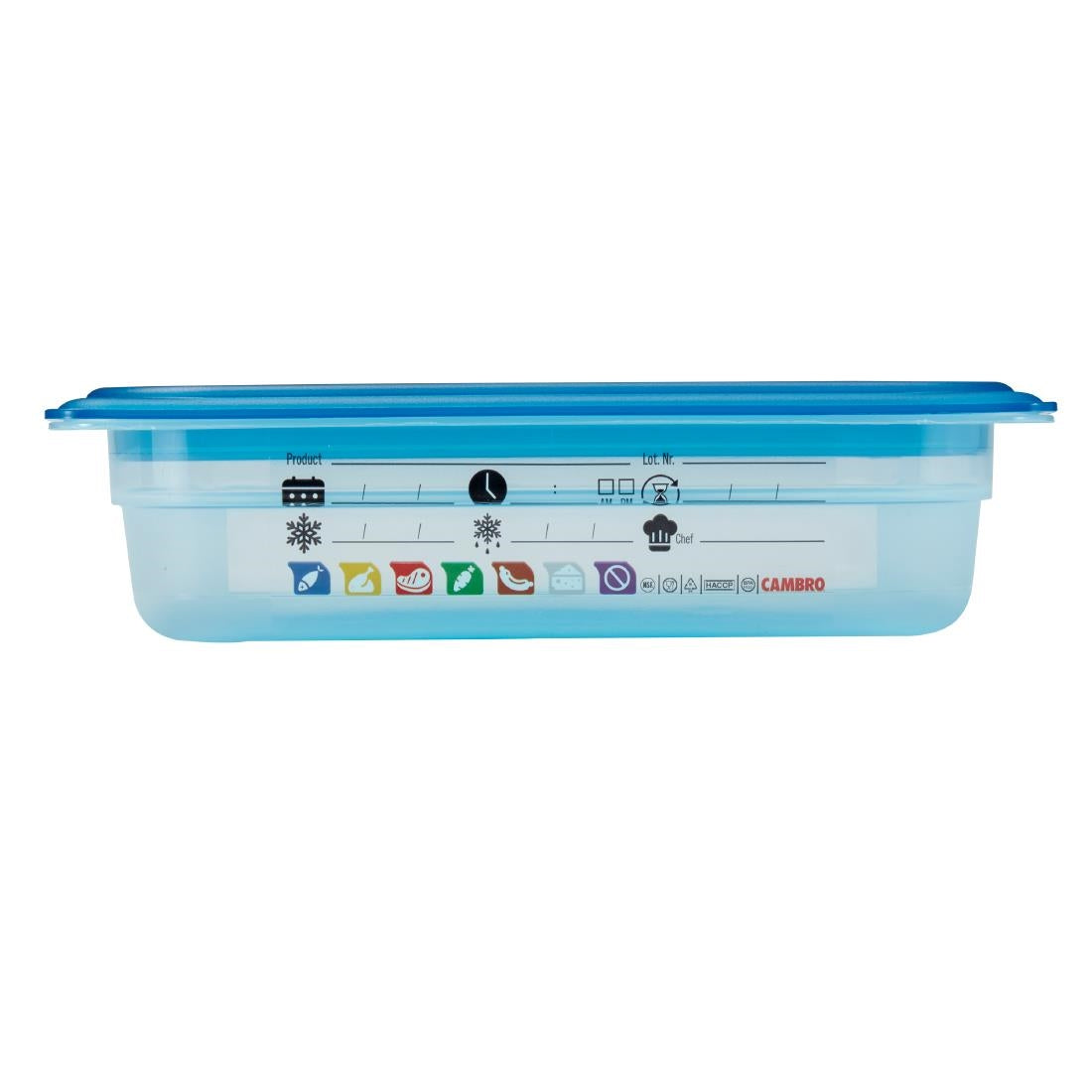 Cambro Safetrak IML Polypropylene Food Storage Container 1/2 GN 65mm