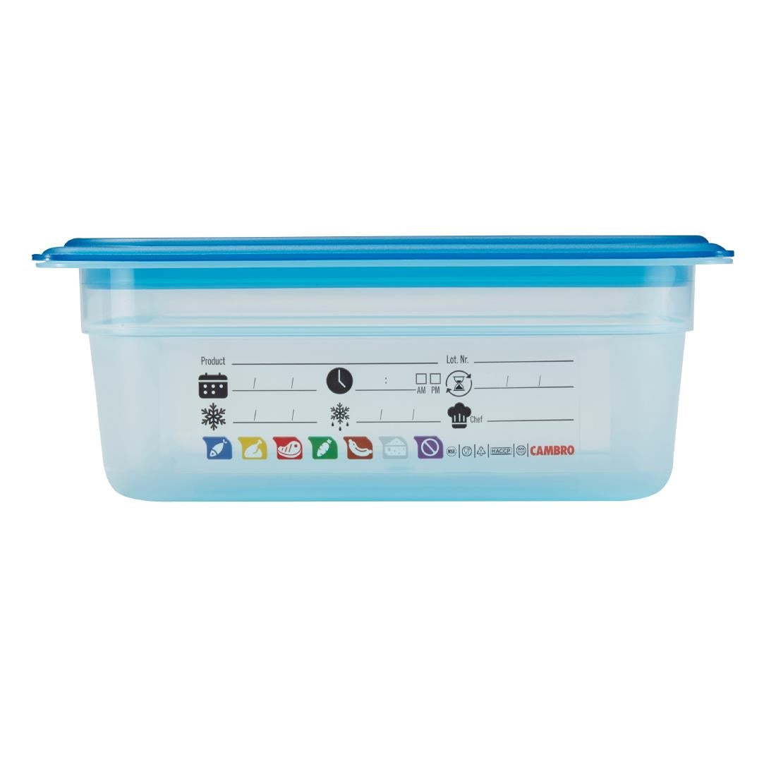 Cambro Safetrak IML Polypropylene Food Storage Container 1/2 GN 100mm