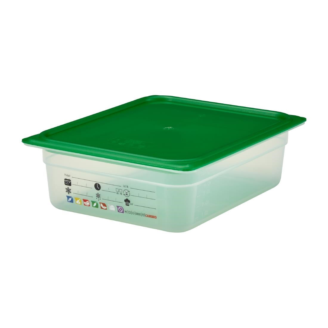 Cambro Safetrak IML Polypropylene Food Storage Container 1/2 GN 100mm