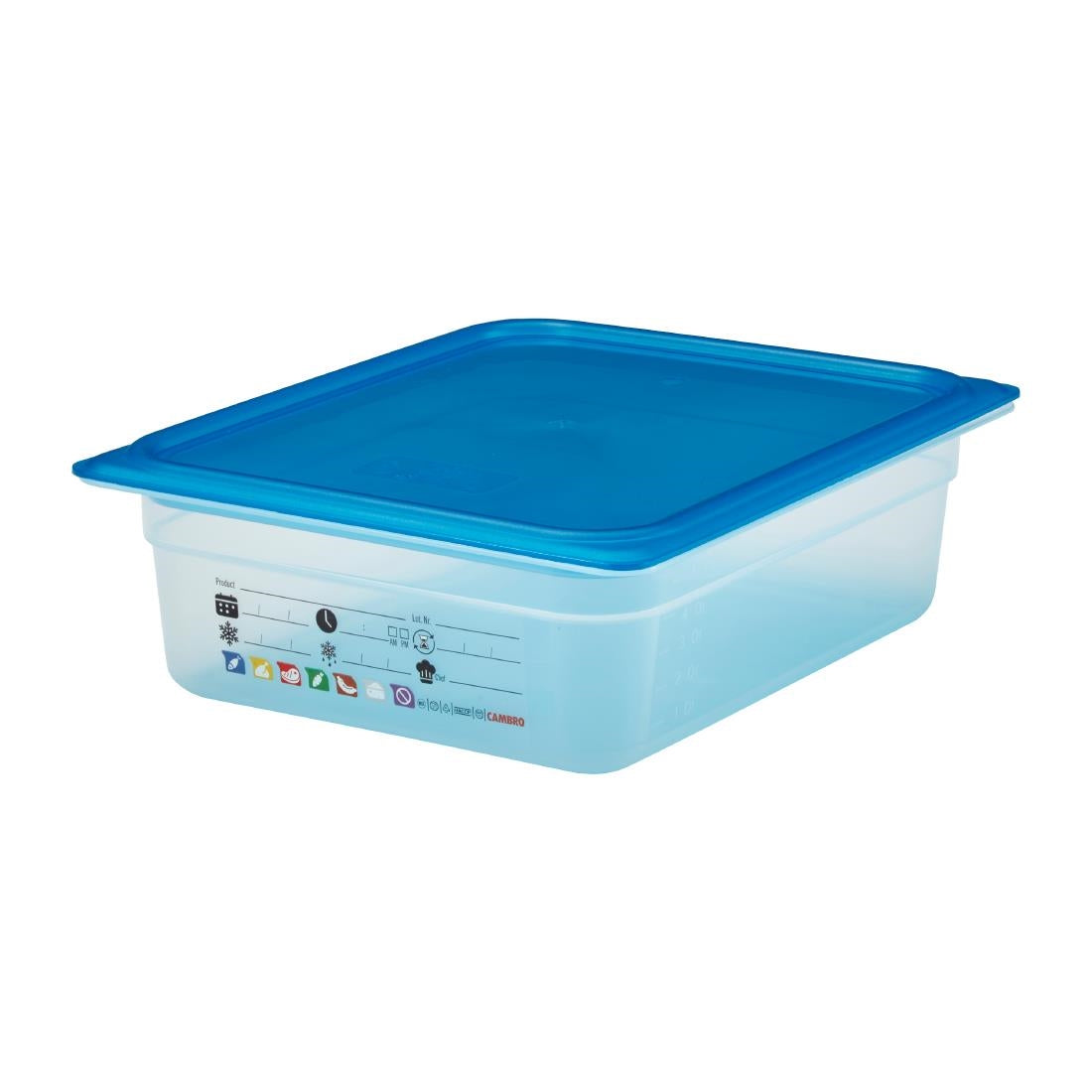 Cambro Safetrak IML Polypropylene Food Storage Container 1/2 GN 100mm