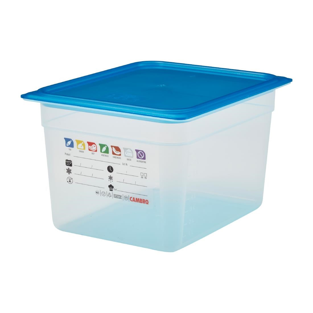 Cambro Safetrak IML Polypropylene Food Storage Container 1/2 GN 200mm