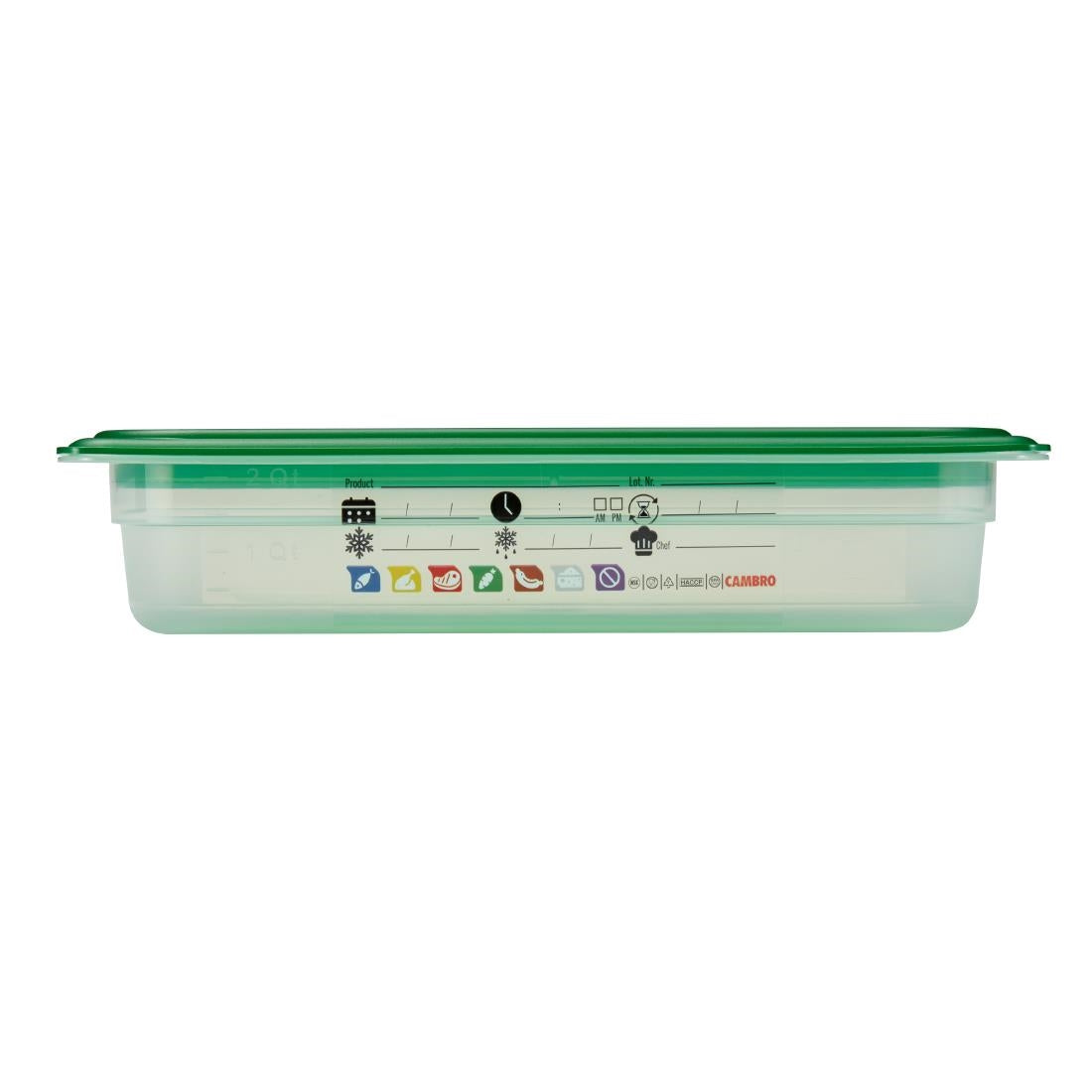 Cambro Safetrak IML Polypropylene Food Storage Container 1/3 GN 65mm