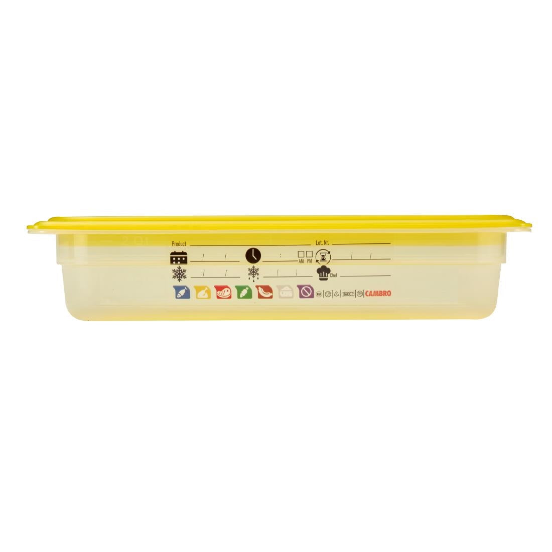 Cambro Safetrak IML Polypropylene Food Storage Container 1/3 GN 65mm