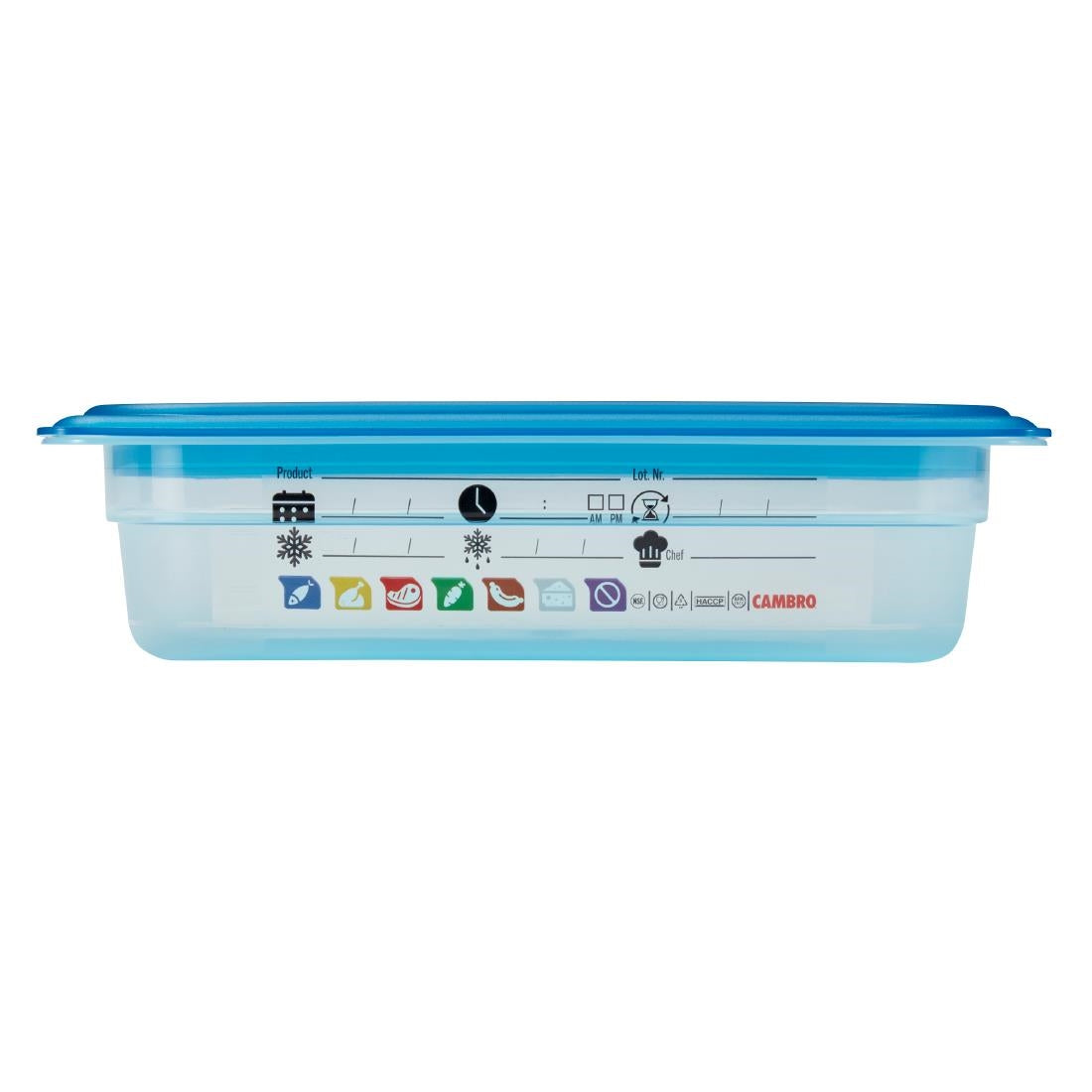 Cambro Safetrak IML Polypropylene Food Storage Container 1/4 GN 65mm