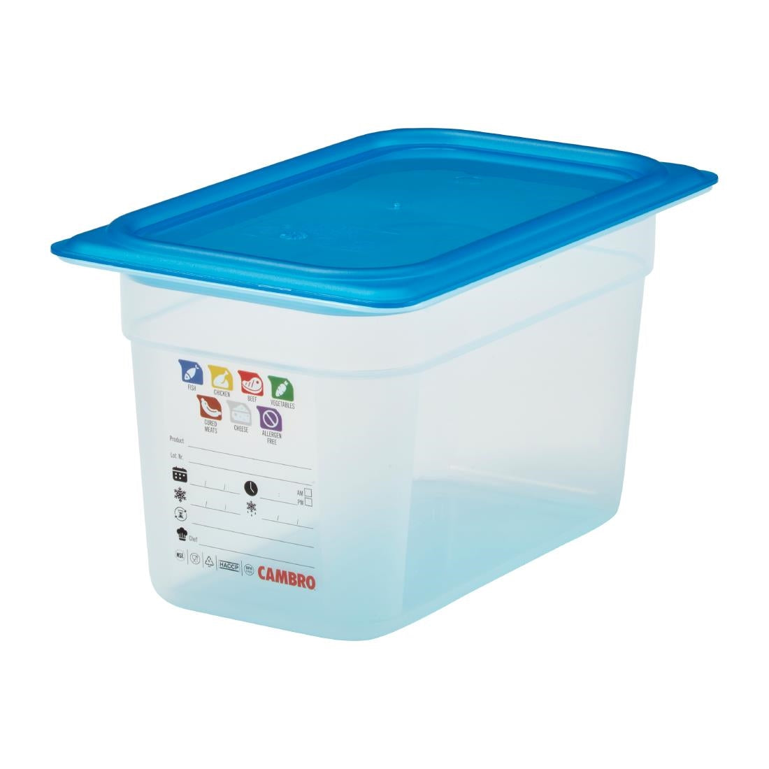 Cambro Safetrak IML Polypropylene Food Storage Container 1/4 GN 150mm