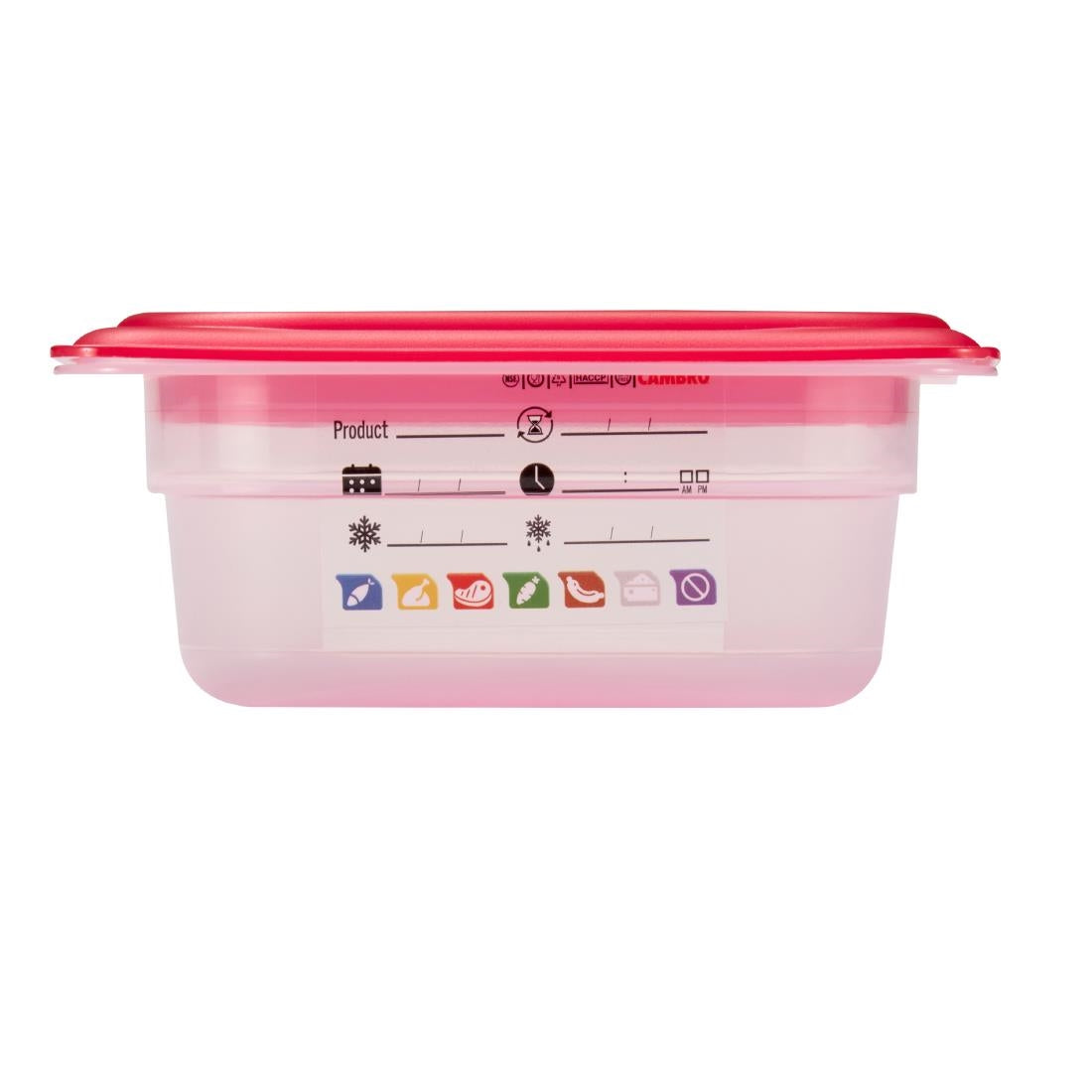 Cambro Safetrak IML Polypropylene Food Storage Container 1/6 GN 65mm