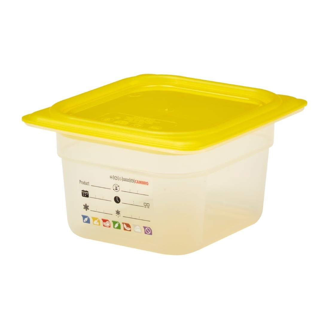 Cambro Safetrak IML Polypropylene Food Storage Container 1/6 GN 100mm