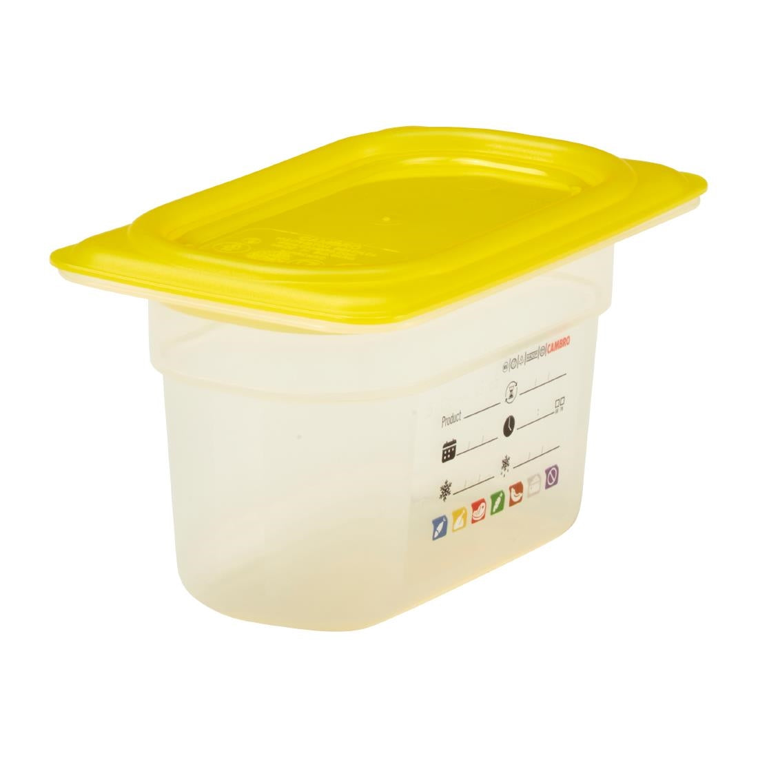 Cambro Safetrak IML Polypropylene Food Storage Container 1/9 GN 100mm