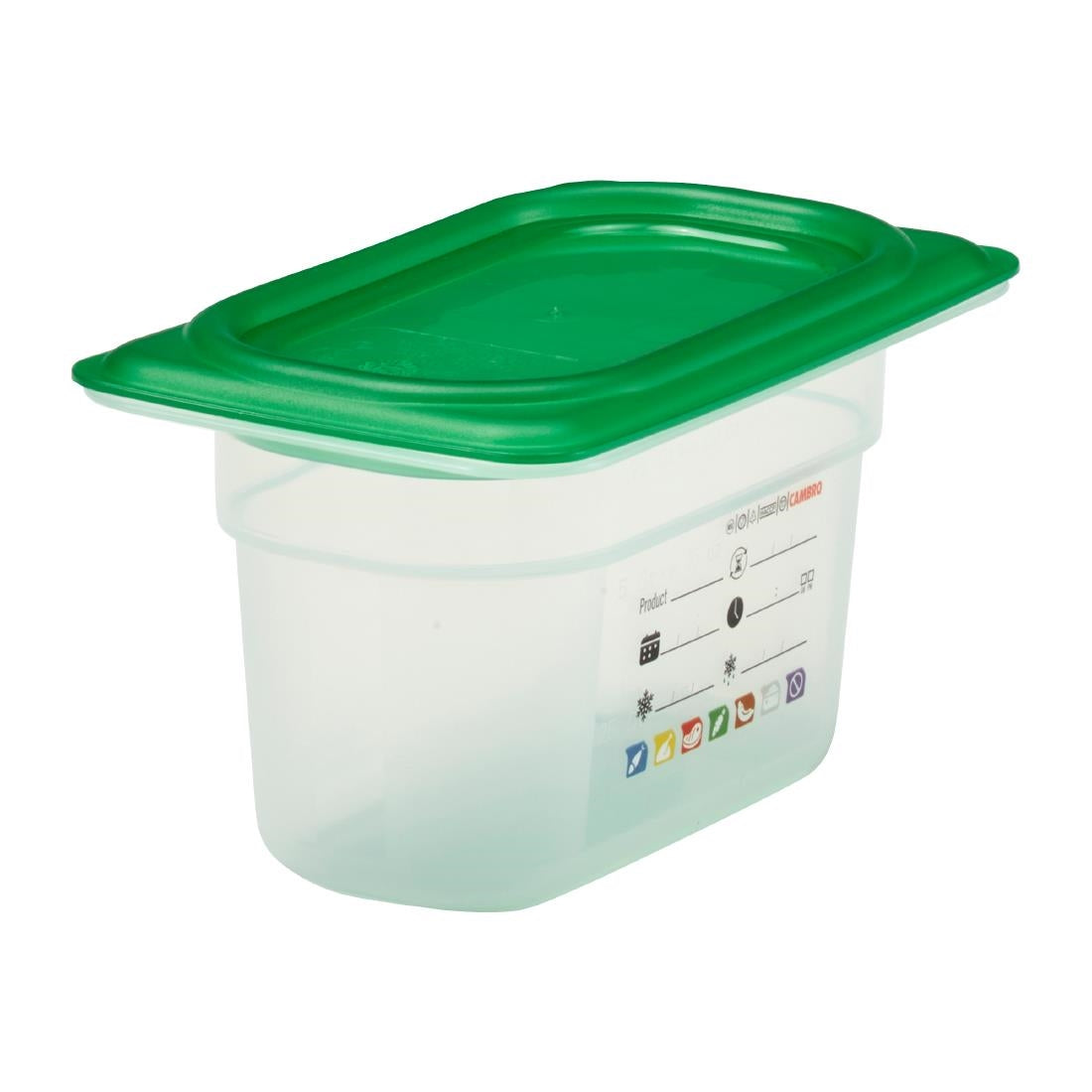 Cambro Safetrak IML Polypropylene Food Storage Container 1/9 GN 100mm