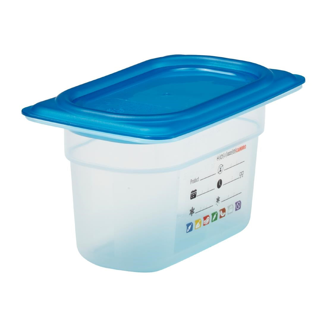 Cambro Safetrak IML Polypropylene Food Storage Container 1/9 GN 100mm