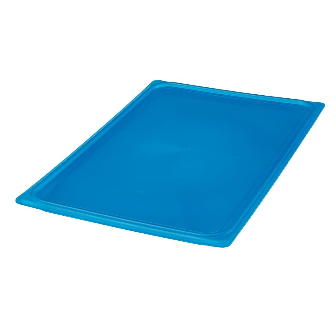 Cambro Safetrak IML Polypropylene Seal Lid Blue 1/1 GN